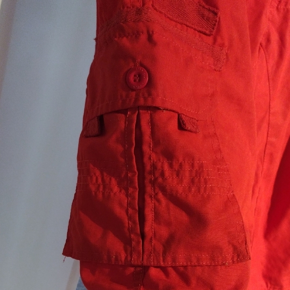 Phat Farm Red Cargo Shorts for Men - Picture 6 of 15